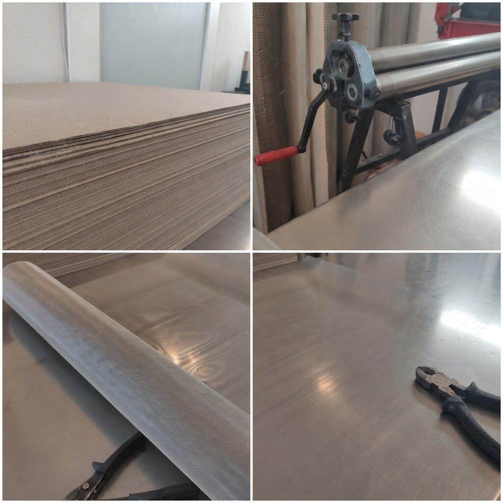 Cutting to size in the workshop in Bergisch Gladbach