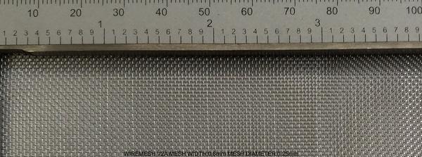 Wiremesh V2A Stainless Steel W: 0.6mm D: 0.25mm M: 30