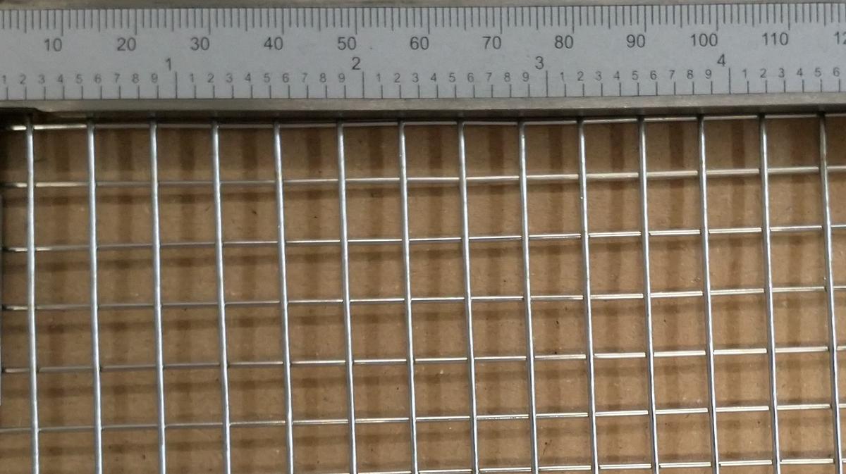 Wiremesh SG Stainless Steel W: 8mm D: 1mm S: 1.4306 Wiremesh SG Stainless Steel W: 8mm D: 1mm S: 1.4306
