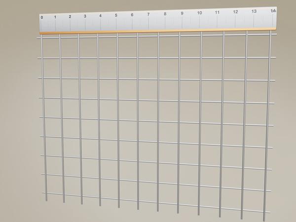 Wiremesh SG Stainless Steel W: 11.7mm D: 1mm S: 1.4306 – 3D visualisation