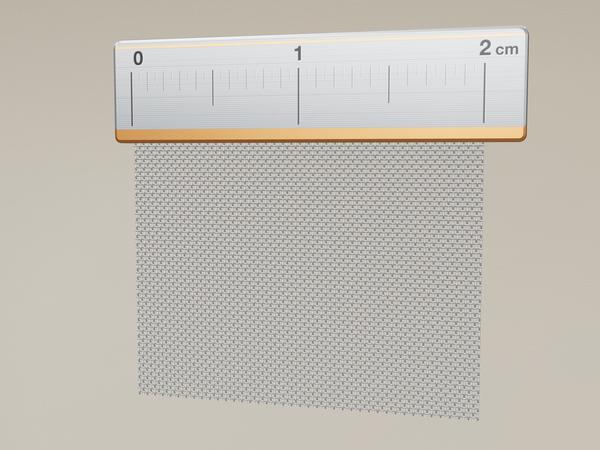 Wiremesh V2A Stainless Steel W: 0.15mm D: 0.1mm M: 100 – 3D visualisation