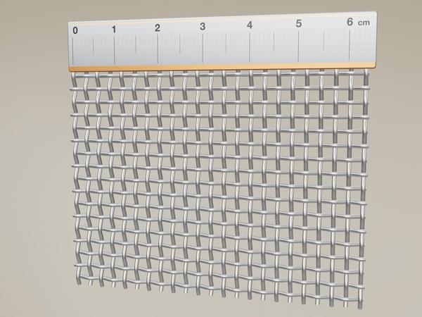 Wiremesh V2A Stainless Steel W: 2mm D: 0.9mm M: 8.75 – 3D visualisation