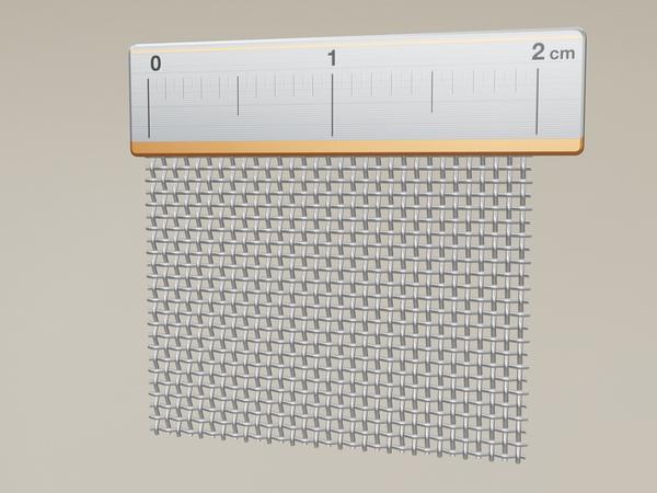 Wiremesh V2A Stainless Steel W: 0.4mm D: 0.25mm M: 40 – 3D visualisation