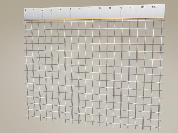 Wiremesh V2A Stainless Steel W: 6.3mm D: 1mm M: 3.5 – 3D visualisation